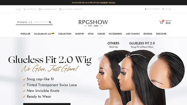 RPGSHOW - Bold & Sexy Hair | Full Lace Wigs & Lace Front Wigs